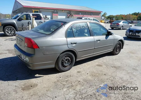 2005 Honda Civic Vp from USA, damaged, VIN 2HGES16305H629916
